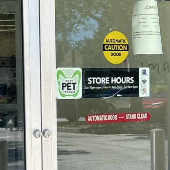JOANN Fabric and Crafts - Right on the front door!! - Fabric Stores Near Me - Sanford, Florida