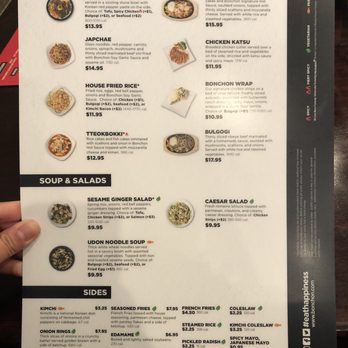 Bonchon San Jose - Blossom Hill Rd - Menu [prt2] - Chicken Wings Near Me - San Jose, California