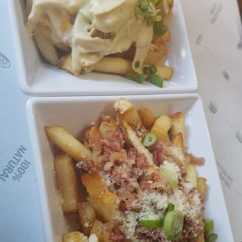 Emoji Burger - Pio fries (top), Emo fries (bottom) - Burgers Near Me - Jackson Heights, New York