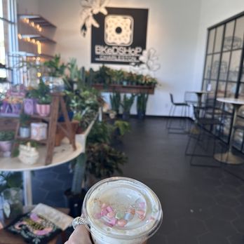 Bked Shop - Lucky seasonal latte and plant room - Donuts Near Me - Summerville, South Carolina