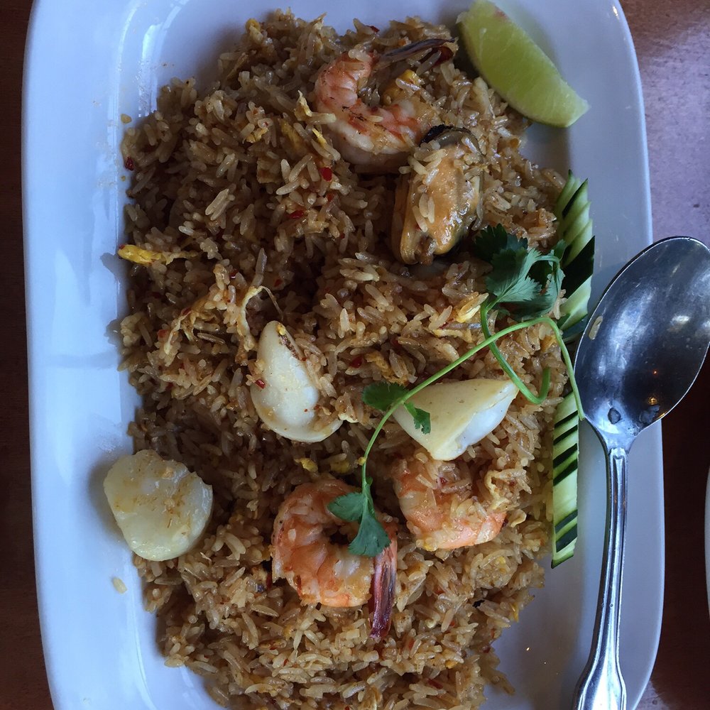 Zab Thai - Seafood fried rice - Thai Near Me - Everett, Washington Zab Thai - Seafood fried rice - Thai Near Me - Everett, Washington