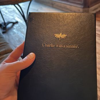 Charlie Was A Sinner - Menu - Cocktail Bars Near Me - Philadelphia, Pennsylvania Charlie Was A Sinner - Menu - Cocktail Bars Near Me - Philadelphia, Pennsylvania