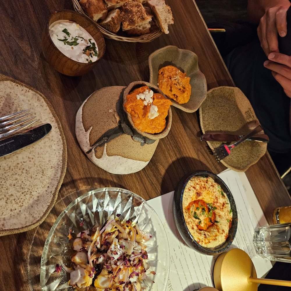 Elia - octopus ceviche, hummus. - Turkish Near Me - Chicago, Illinois