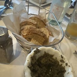 Them special bread with olives mixed oil Them special bread with olives mixed oil