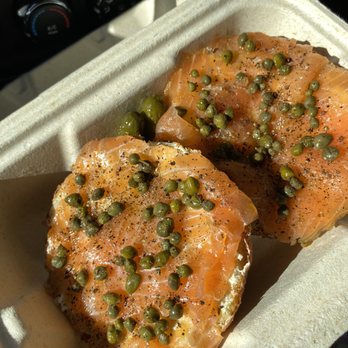 Courage Bagels - Our go-to bagels: Simply Delicious on burnt everything bagels. - Bagels Near Me - Los Angeles, California