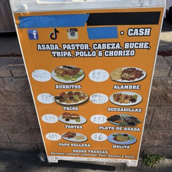 El Banquetazo - Menu - Street Vendors Near Me - Harbor City, California El Banquetazo - Menu - Street Vendors Near Me - Harbor City, California
