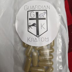 Guardian Kratom - 15 grams capsules-$5 Kilo of capsules- $150 Half $80 Quarter-$50 100g-$25
