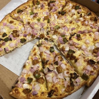 DiLeo's Pizzeria - Olive pork pizza - Pizza Near Me - Staten Island, New York DiLeo's Pizzeria - Olive pork pizza - Pizza Near Me - Staten Island, New York