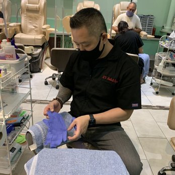 LV Nails & Spa - I usually get females but Daren was my nail tech today. He was Friendly & professional-great leg/foot massage. - Nail Salons Near Me - Henderson, Nevada
