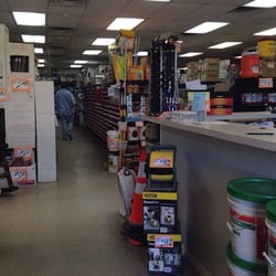 Dufrene Building Materials - The front counter where you pay on the left