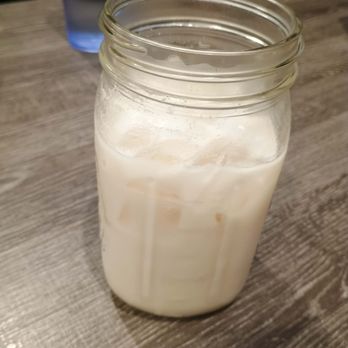 Azadero Mexican Grill - Horchata served in a mason jar - Mexican Near Me - Riverside, California