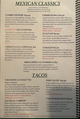 Menu photo 3 La Fiesta On Main Vancouver, WA