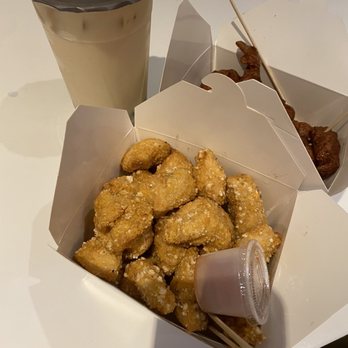 i-Tea - Y1 Basil Popcorn Chicken - Bubble Tea Near Me - Fremont, California