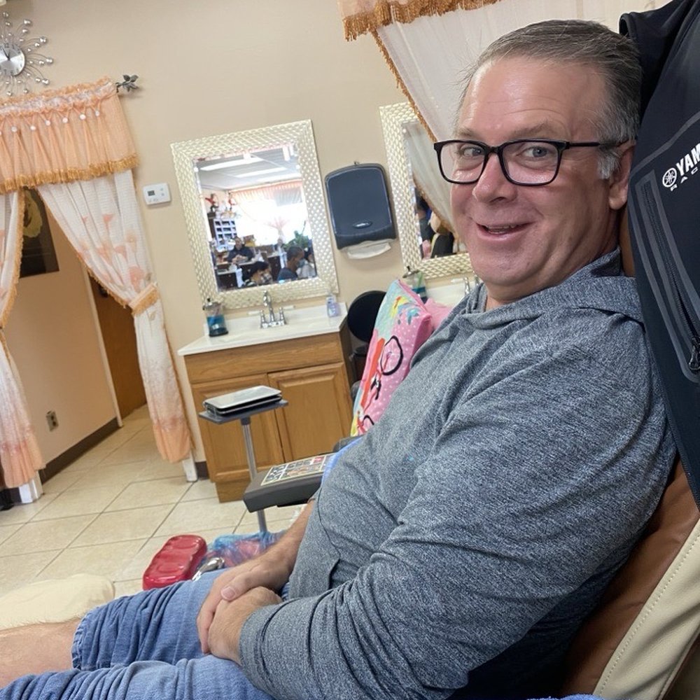 Nails First - Gregg is laughing since his feet are so ticklish - Nail Salons Near Me - Knoxville, Tennessee Nails First - Gregg is laughing since his feet are so ticklish - Nail Salons Near Me - Knoxville, Tennessee