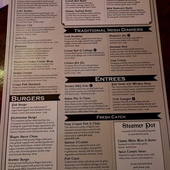 O'Connor's Public House - Menu. - Irish Pub Near Me - Rochester, Michigan O'Connor's Public House - Menu. - Irish Pub Near Me - Rochester, Michigan