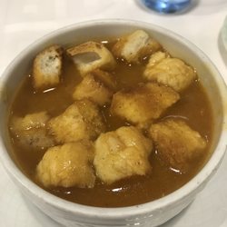 Restaurante o Grês - Sopa de camarones  Really good!