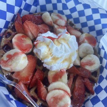 My Happy Place - Strawberry protein waffle - Juice Bars & Smoothies Near Me - Fairfield, California My Happy Place - Strawberry protein waffle - Juice Bars & Smoothies Near Me - Fairfield, California