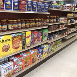 Oasis Deli & Grocery - Some of their groceries, they also have things like dog food, oil, belts, lottery