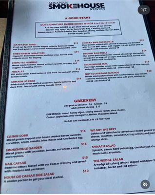 Menu photo 2 Annapolis Smokehouse & Tavern Annapolis, MD