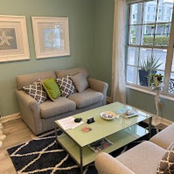 Mind, Body & Sport Weight Loss - Our cozy consultation lounge -- a comfortable space to sit down, talk goals, and start your wellness journey!