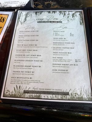 Menu photo 1 The Evangeline Swamp Room Los Angeles, CA Menu photo 1 The Evangeline Swamp Room Los Angeles, CA