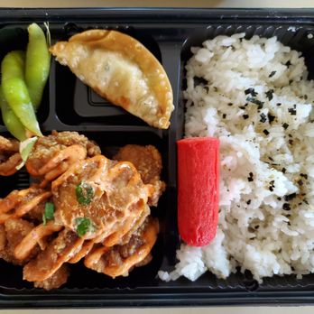 Banzai Bento - Spicy garlic chicken - Japanese Near Me - Waipahu, Hawaii Banzai Bento - Spicy garlic chicken - Japanese Near Me - Waipahu, Hawaii