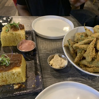 Sweet T's Southern Eatery - Corn Bread Fried Okra - Soul Food Near Me - Montclair, New Jersey Sweet T's Southern Eatery - Corn Bread Fried Okra - Soul Food Near Me - Montclair, New Jersey