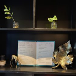 Peerless Restaurant & Bar - Menu and entryway.
