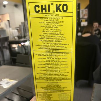 Chiko - Menu - Chinese Near Me - Washington, DC, District of Columbia