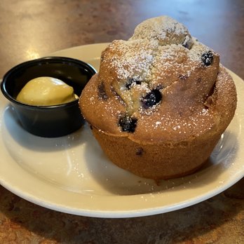 Huckleberry's - A beautiful blueberry muffin - Breakfast & Brunch Near Me - Salida, California