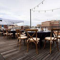 Montvale Event Center - Rooftop setup