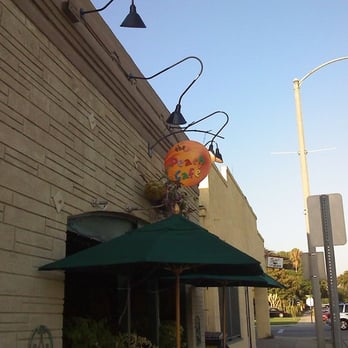 The Peach Cafe - The Peach Cafe Sign - New American Near Me - Monrovia, California