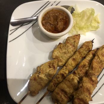 Green Basil Thai Restaurant - Chicken satay - Thai Near Me - Burnaby, British Columbia