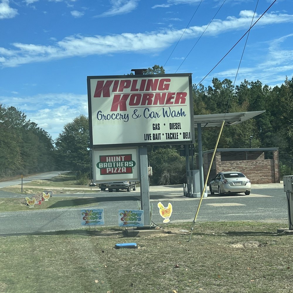 Kipling Korner Grocery - Sign out front - Grocery Near Me - Deridder, Louisiana