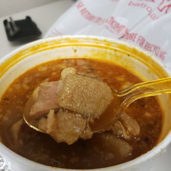 Las Rancheritas Cafe - Tasty menudo, this stuff gives you muscles! - Mexican Near Me - San Antonio, Texas