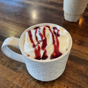 Kunnari's Kitchen & Coffee House - White chocolate raspberry mocha = delicious - Delis Near Me - Virginia, Minnesota Kunnari's Kitchen & Coffee House - White chocolate raspberry mocha = delicious - Delis Near Me - Virginia, Minnesota
