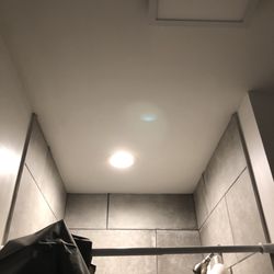Cluney Electric - Also installed a recessed light in the shower