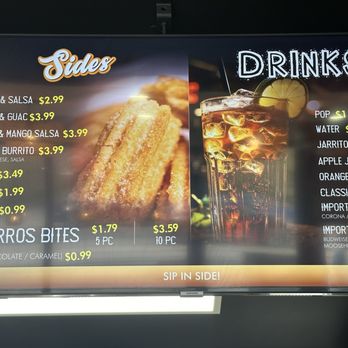 King Burrito & Juice Bar - Sides and drinks menu - Mexican Near Me - Etobicoke, Ontario