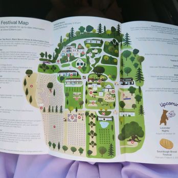 123 Farm - Lavender Festival map (inside) - Farmers Market Near Me - Cherry Valley, California
