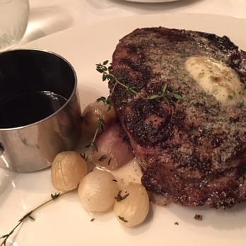 Belvedere Room - Wagyu Beef Ribeye with foi gras butter. - New American Near Me - Bakersfield, California