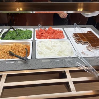 Nikuya Stone Grill and Bar - Salad bar included sauces, lettuce, pickled radish, kimchi, kimchi cucumber, roasted peanuts, watermelon and chocolate dessert bars - Barbeque Near Me - Pleasanton, California