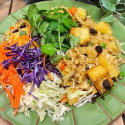Thai Chefs Santa Clarita - Delicious Pineapple Fried Rice with Fried Tofu