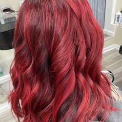 Chic' Styling Salon - Custom Color vibrant Red