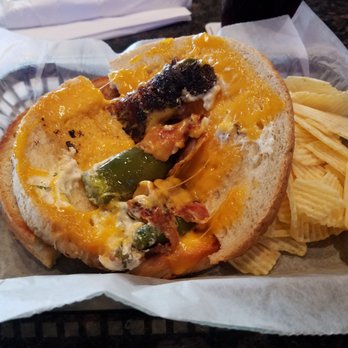 House Of Brews - Grilled cheese sandwich with jalapeno poppers in the middle - Pubs Near Me - Lutz, Florida