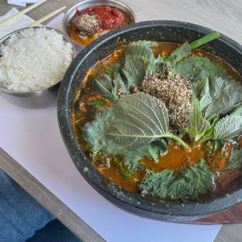 Rice Meats Soup - spicy goat soup - Asian Fusion Near Me - Buena Park, California Rice Meats Soup - spicy goat soup - Asian Fusion Near Me - Buena Park, California