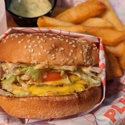 Red Robin - Red's Double (from the Tavern-style burger menu). $9.99