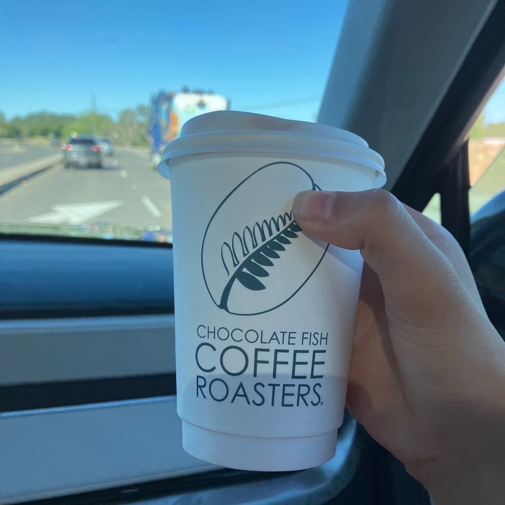 Chocolate Fish Coffee Roasters - My hot cocoa with marshmallows and sprinkles! - Coffee Roasteries Near Me - Folsom, California Chocolate Fish Coffee Roasters - My hot cocoa with marshmallows and sprinkles! - Coffee Roasteries Near Me - Folsom, California