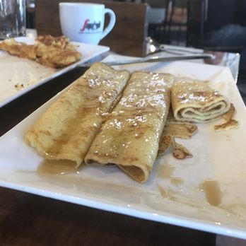 Biscuit - Crepes! Could not wait for the photo to dig in and try them - Breakfast & Brunch Near Me - Frisco, Texas Biscuit - Crepes! Could not wait for the photo to dig in and try them - Breakfast & Brunch Near Me - Frisco, Texas