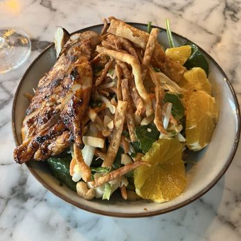 Broken Spirits Distillery - Asian chicken salad - Distilleries Near Me - Long Beach, California