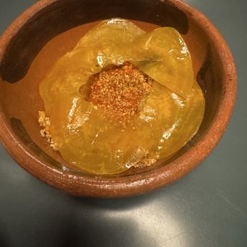 Casa Susanna - Golden Beet, Fermented Husk Cherry, Quince, Habanero, Pine Nut Salsa Seca - Mexican Near Me - Leeds, New York Casa Susanna - Golden Beet, Fermented Husk Cherry, Quince, Habanero, Pine Nut Salsa Seca - Mexican Near Me - Leeds, New York
